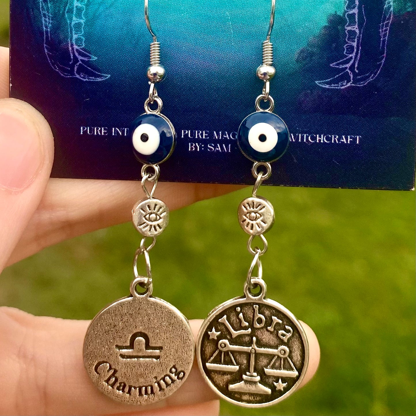 Celestial Eye Dangle Earrings