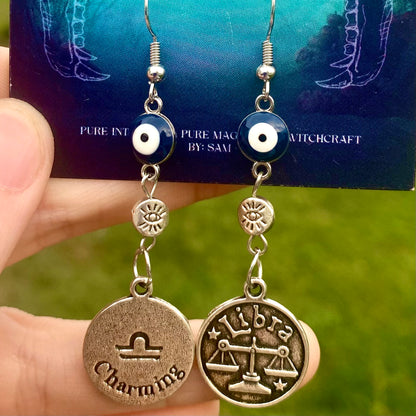 Celestial Eye Dangle Earrings