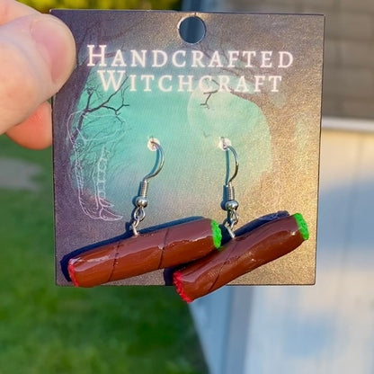 Ember Kiss – Lit Blunt Earrings