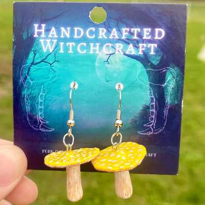 Sun Capital Mushroom Earrings