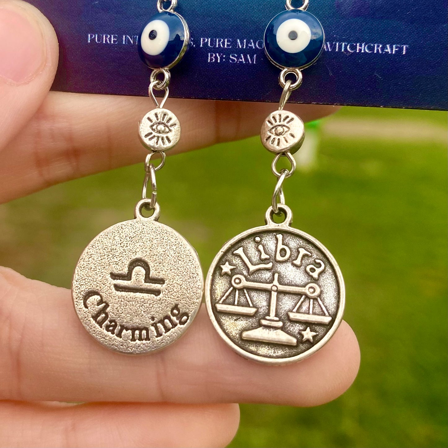 Celestial Eye Dangle Earrings