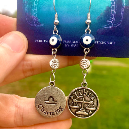 Celestial Eye Dangle Earrings
