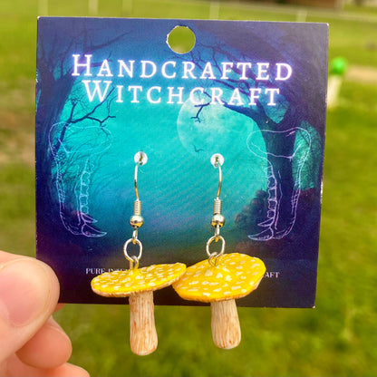 Sun Capital Mushroom Earrings