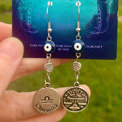 Celestial Eye Dangle Earrings