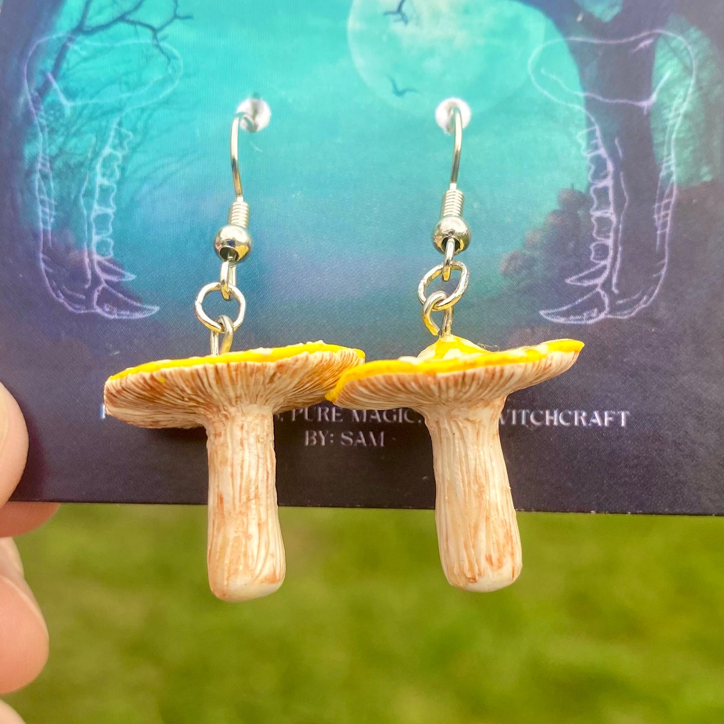 Sun Capital Mushroom Earrings
