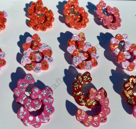 Crescent Heart Earrings