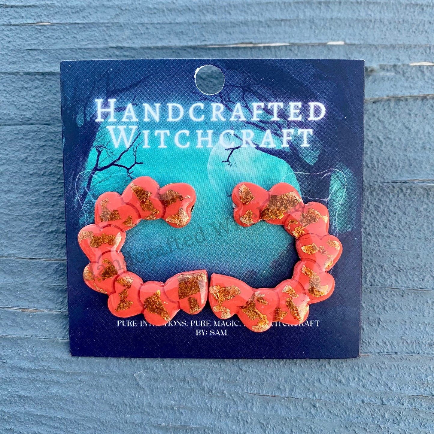 Crescent Heart Earrings