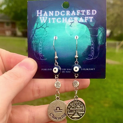 Celestial Eye Dangle Earrings